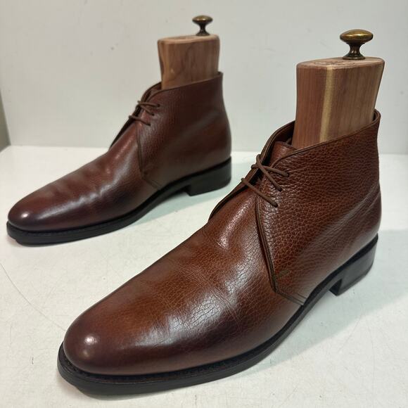 FULLY RESOLED Crockett & Jones x Brooks Brothers Chukka Boot Bench Made US 9 D